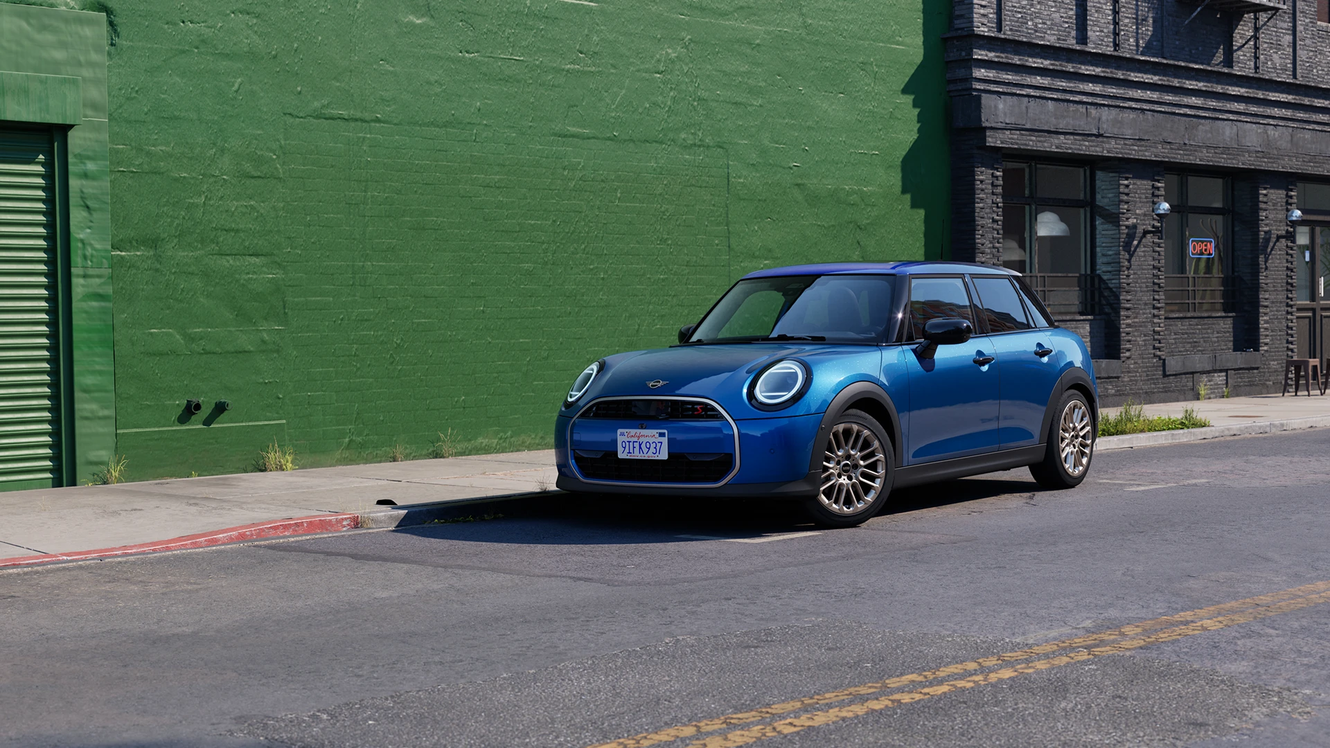 MINI Cooper 5 Kapı - yandan görünüm – Icy Sunshine