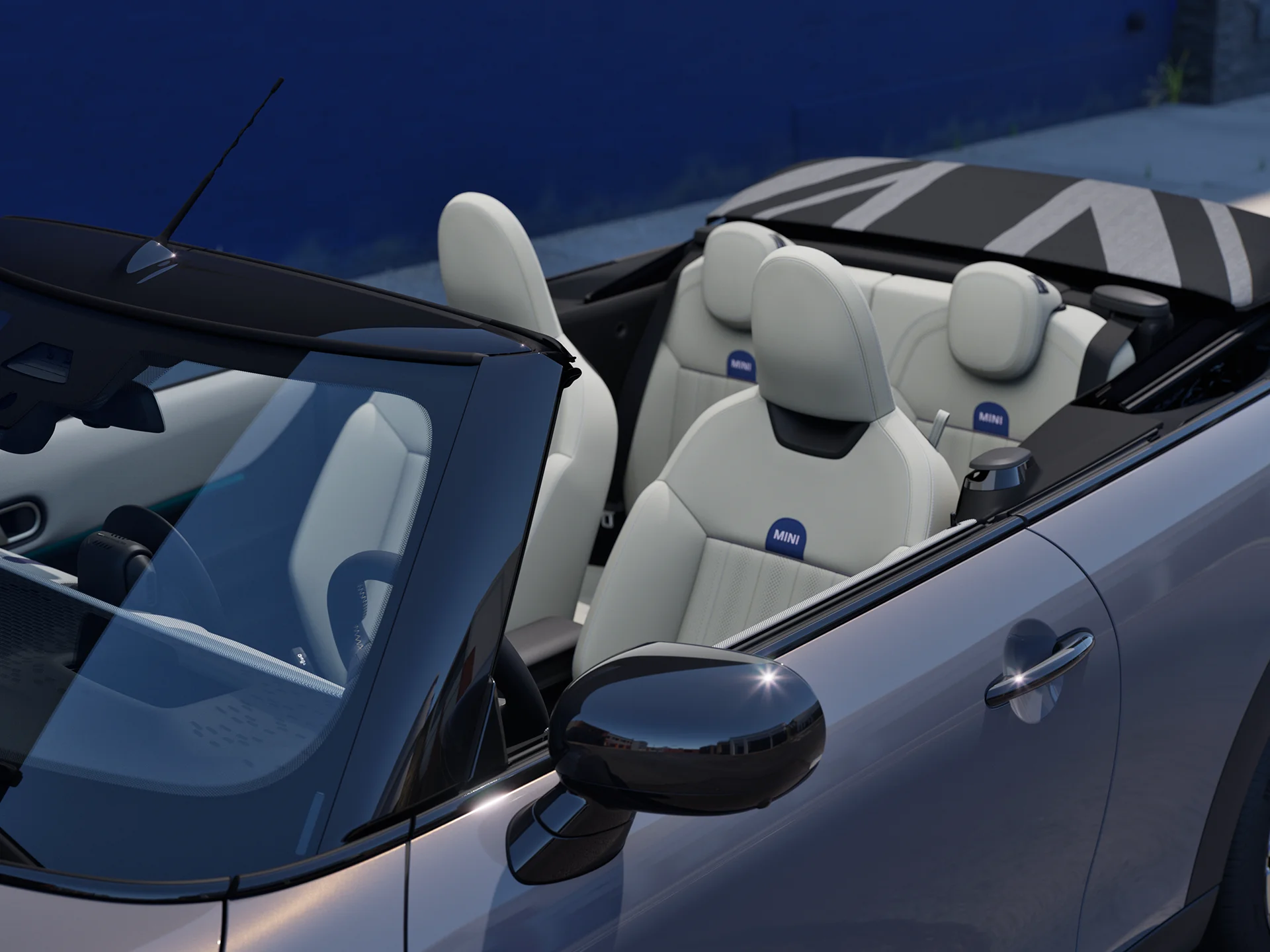 MINI Cooper Cabrio - iç tasarım - koltuklar – döşeme