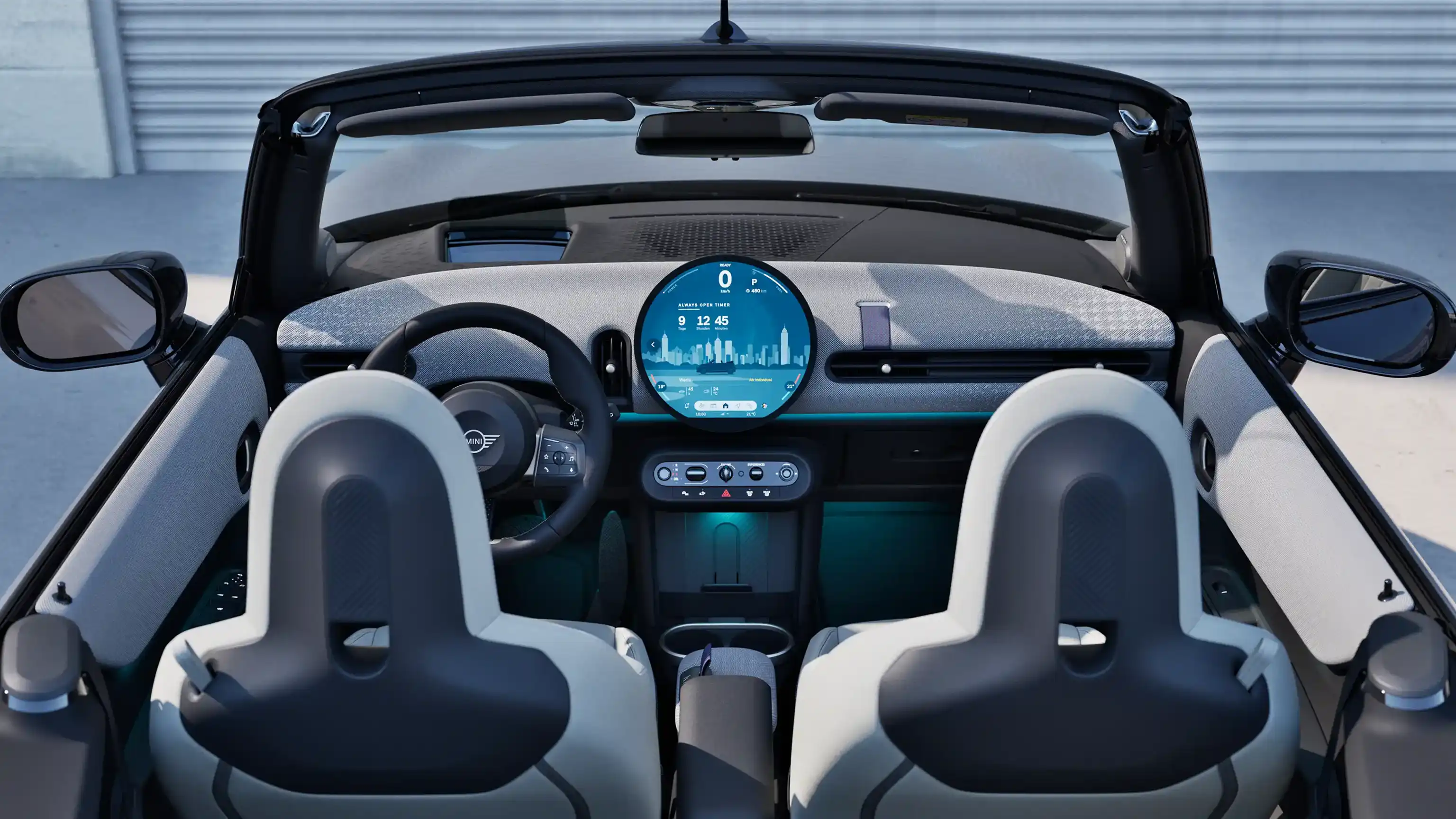 MINI Cooper Cabrio - iç tasarım - deneyim modu galerisi - kişisel asistan